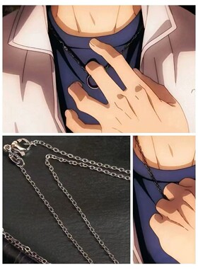 高品质版本新款乙骨忧太戒指同款·咒术回战剧场版饰品还原饰品