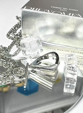 高品质新款蔡徐坤专辑主题现象戒指时尚简约送闺蜜女友生日礼物