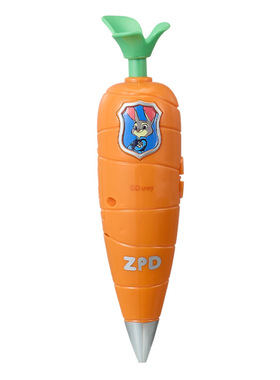 新款高品质版本朱迪警官疯狂动物城胡萝卜录音笔联动吊坠