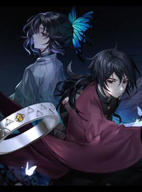 高品质新款鬼灭之刃系列戒指系列伊之助指环