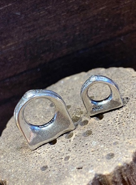 S925纯银风雷环卡环隔片文玩百搭隔片星月百香籽雷震子奔雷环卡子