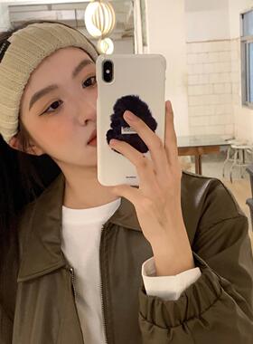 馨帮帮 弹力松紧束发带日常外戴韩版百搭街头宽边运动针织发带女