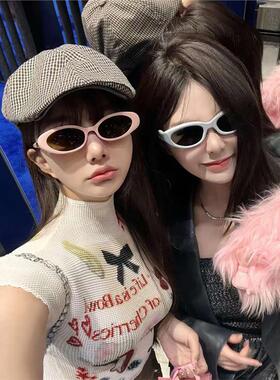 GM偏光防紫外线猫眼小框墨镜