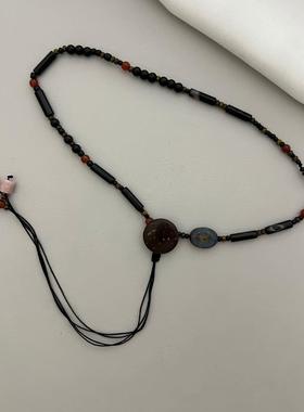 合金圆珠链女新中式水墨风