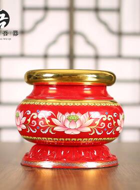 佛具用品大全供佛家用佛前供具水杯花瓶供盘香炉佛灯供灯神台灯