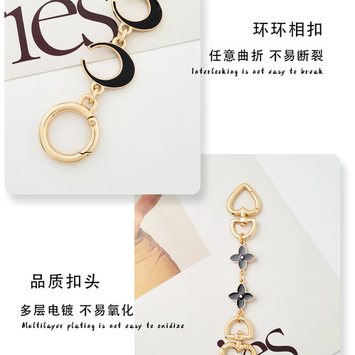 适用蔻驰水桶包coach麻将包包延长链条配件珍珠加长链腋下包链子 - 图2