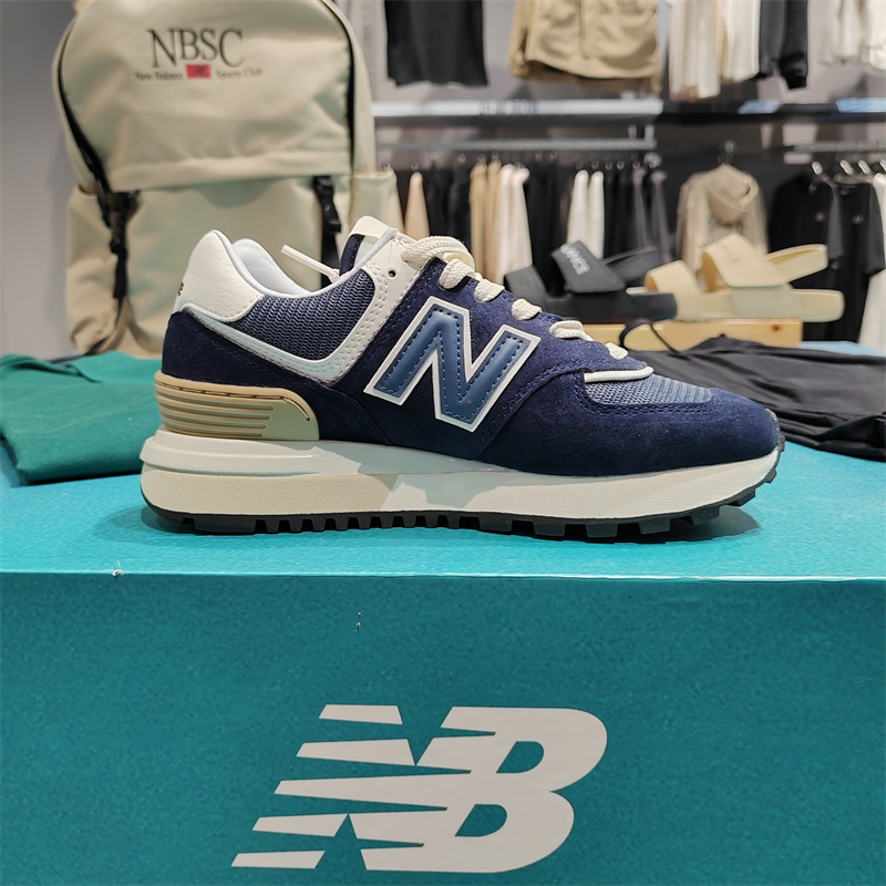 New Balance/NB男女鞋2023复古休闲鞋增高运动鞋跑步鞋 U574LGBB - 图0