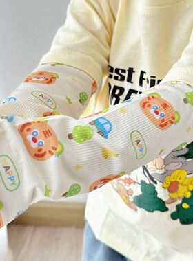 儿童冰袖防晒宝宝袖套女孩男童防紫外线凉感冰丝速干轻薄手臂套袖