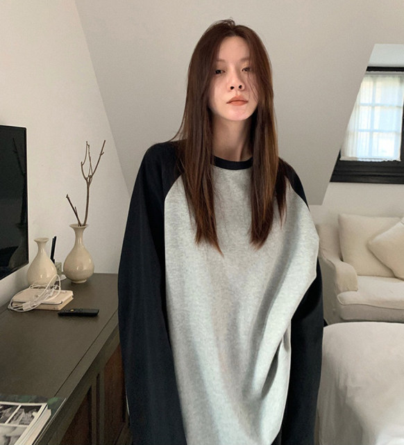 Slim long-sleeved T-shirt women's new loose inner top