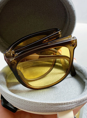 偏光遮阳墨镜防晒折叠太阳眼镜可配近视有度数散光开车防紫外线戴