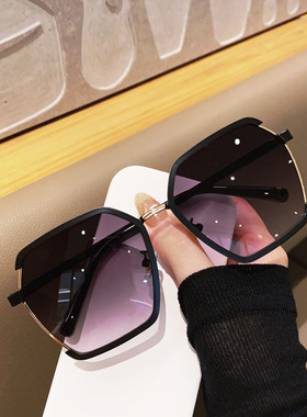 气质金属太阳眼镜女士