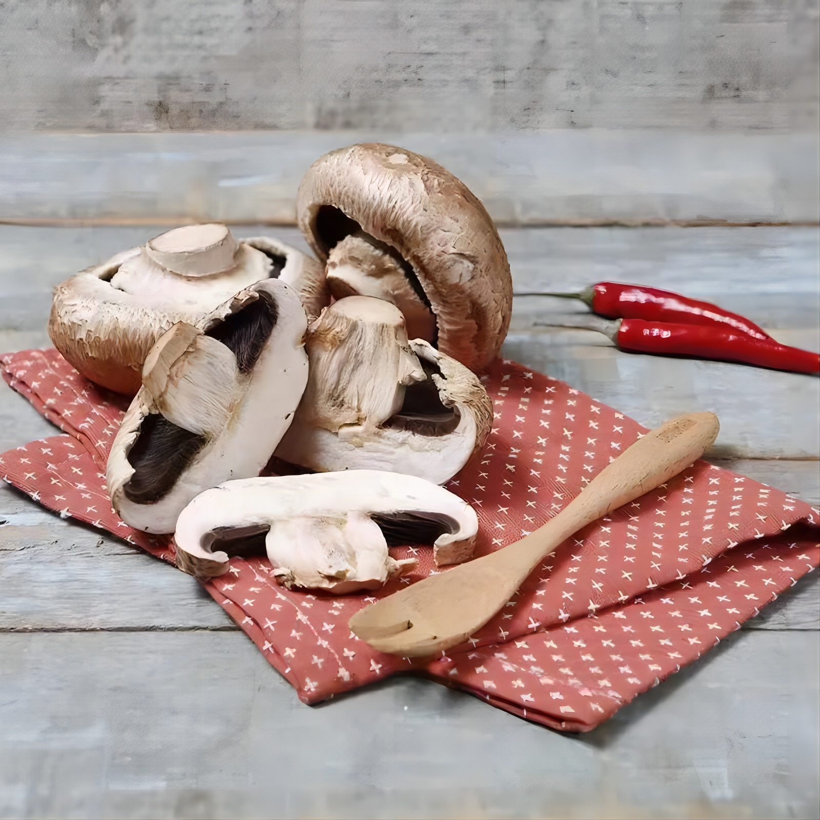 蘑菇新鲜牛排菇小褐菇洋松茸波多黎各菌贵啡菇香啡菇烧烤菇食用菌 - 图1