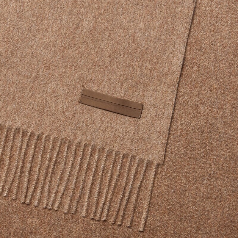 【礼物】ZEGNA杰尼亚配饰冬季新品棕色Oasi Cashmere羊绒围巾,淘宝优惠券,粉丝福利购,淘宝优惠卷