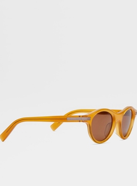 ZEGNA杰尼亚深黄色太阳镜