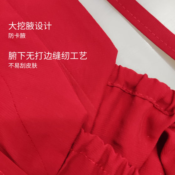 Suspender Hanfu, rain silk cotton, armpit triangle pleats, comfortable