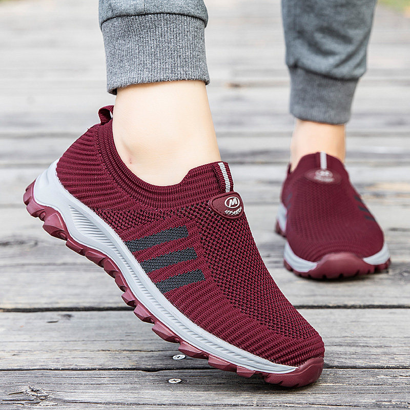 张凯丽老人鞋女舒适一脚蹬妈妈鞋春夏款中老年健步网鞋老北京布鞋,淘宝优惠券,粉丝福利购,淘宝优惠卷