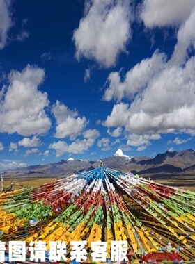 五色经幡批量发横挂经幡
