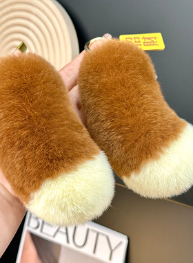 小松鼠尾巴车钥匙扣挂件包包挂饰