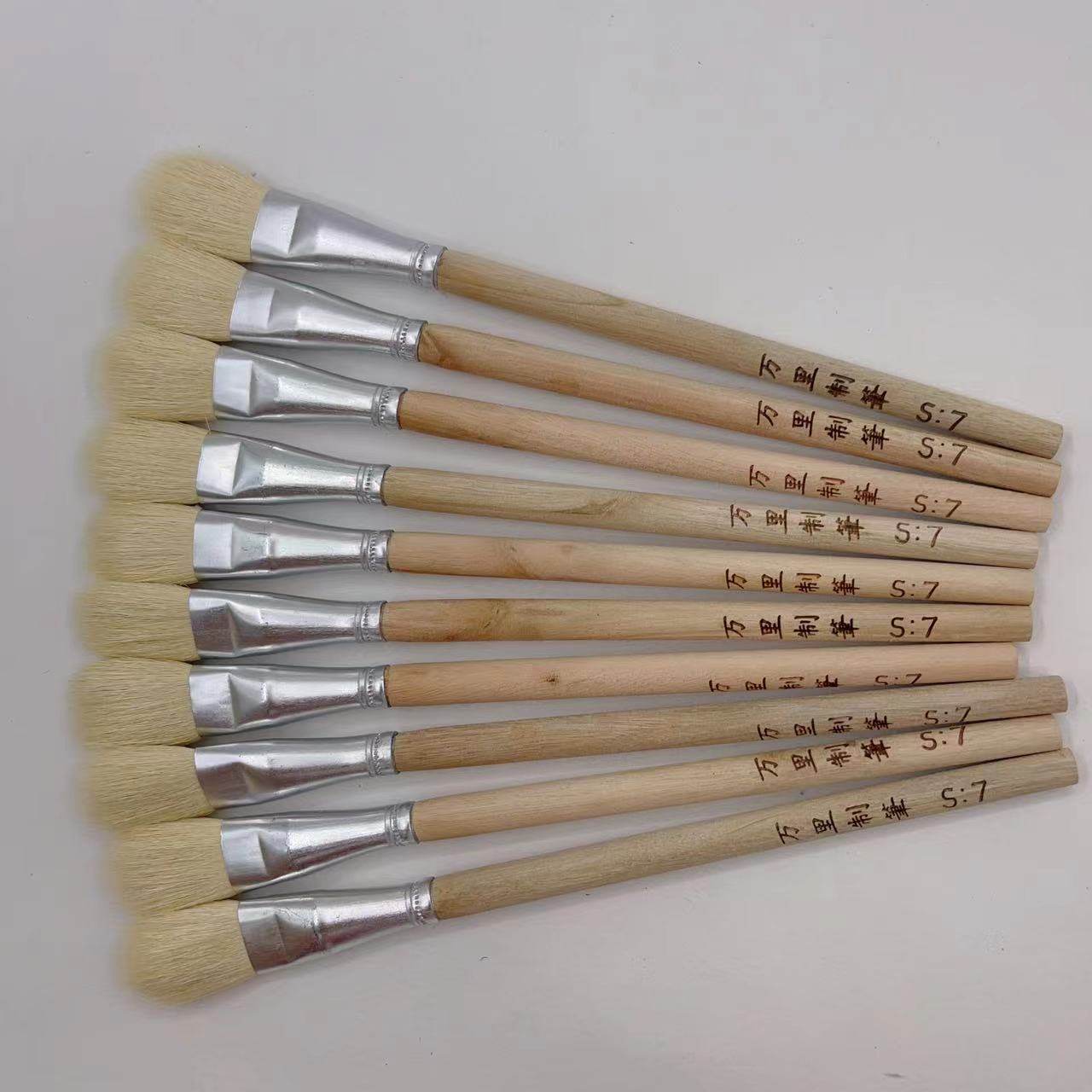 万里牌彩绘笔陶瓷工艺补油笔洗模笔S笔水粉水彩NO笔纯羊毛刷描金,淘宝优惠券,粉丝福利购,淘宝优惠卷