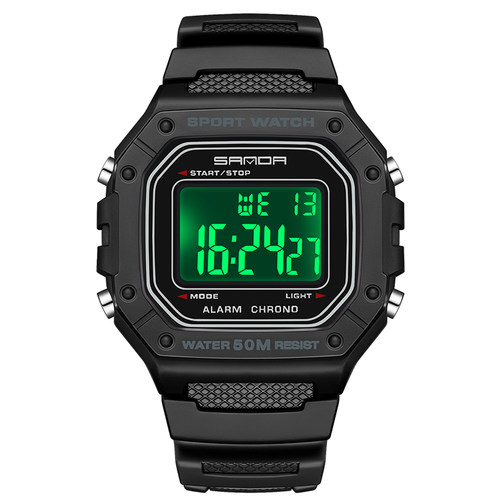 2025新款小方块电子手表男款男士初高中学生户外运动潮流男生男孩 - 图0