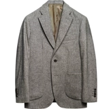 Ретро шерстяной осенний костюм для отдыха, мужская куртка, облегающий крой