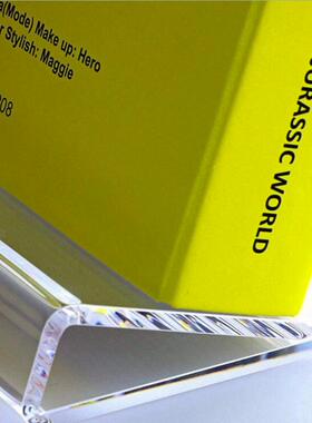 北欧轻奢亚克力唱片架书架摆件