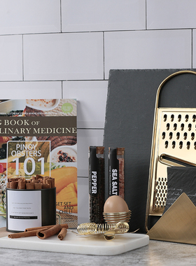 INS样板间大理石菜厨房装饰摆件