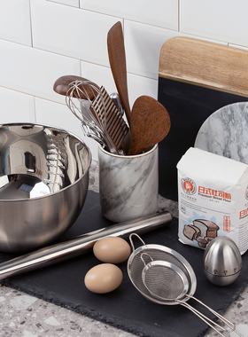 厨房样板间厨具装饰品摆件不锈钢