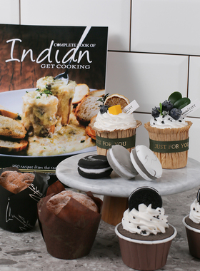 厨房餐厅装饰品仿真杯子蛋糕麦芬