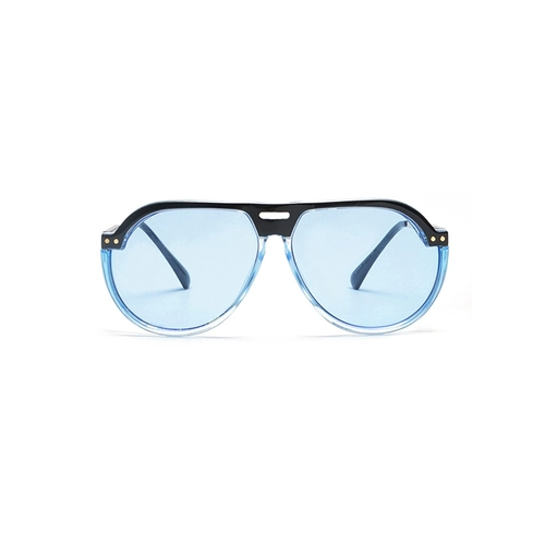 Брендовые модные синие желтые солнцезащитные очки на солнечной энергии подходит для мужчин и женщин