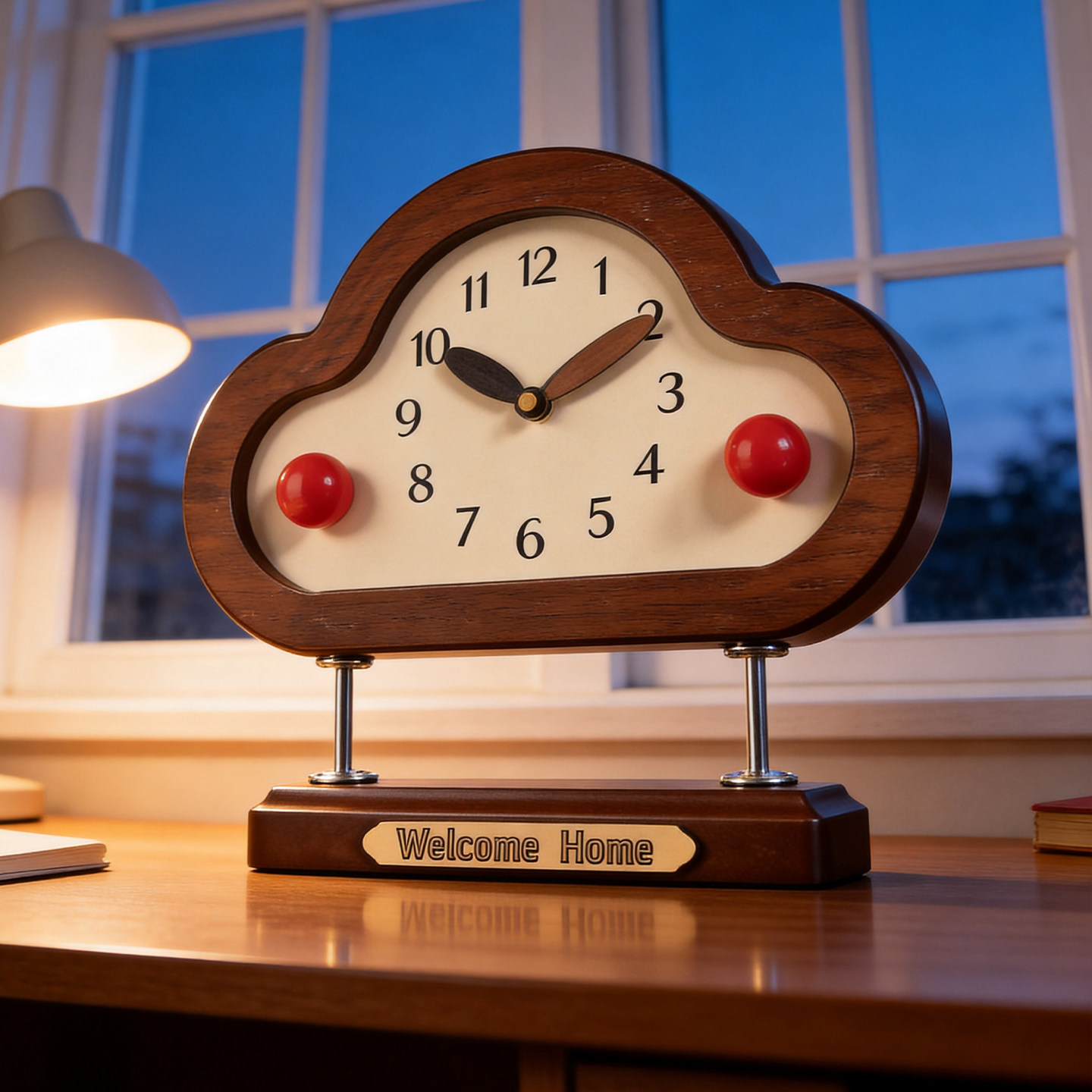 Creative mid-century style decorative clock