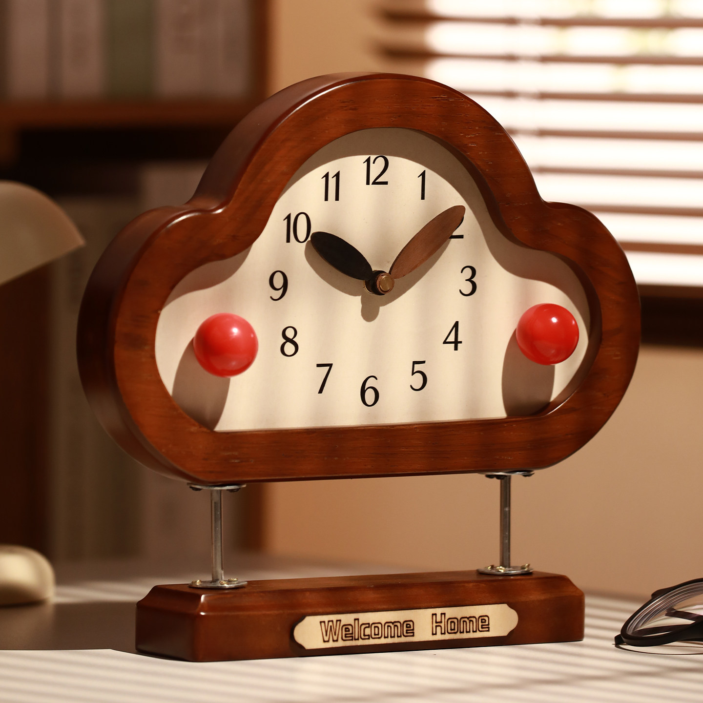 Creative mid-century style decorative clock