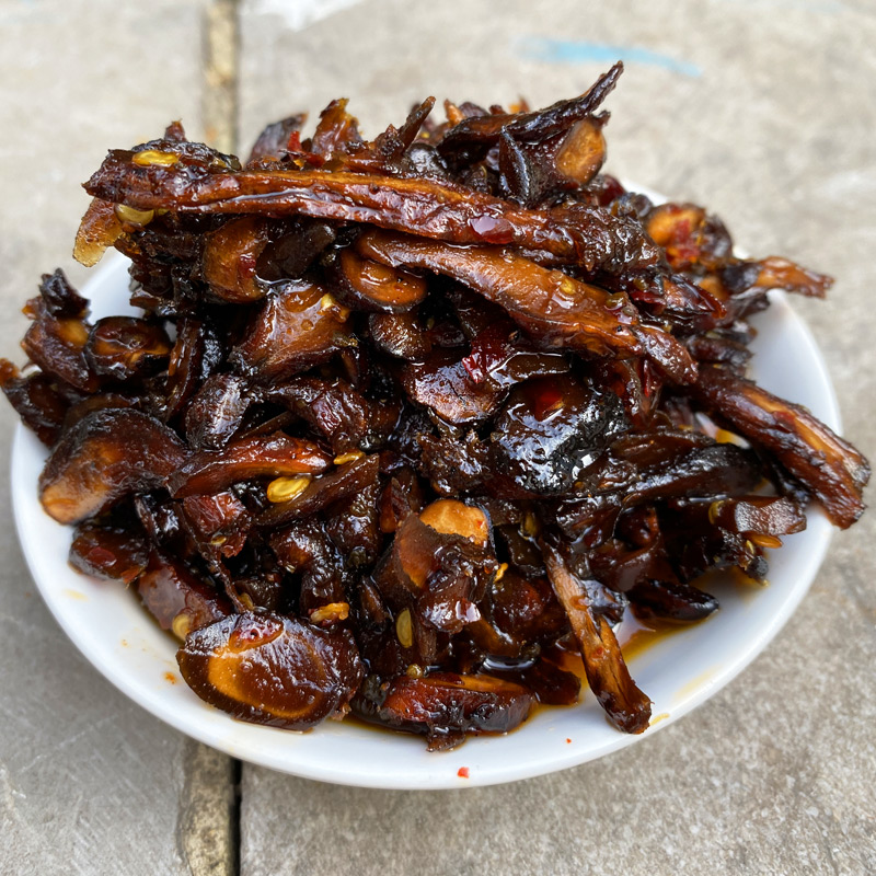 红土园云南特产油牛肝菌子油鸡枞菌类小零食香菇酱香辣拌面下饭菜-图3