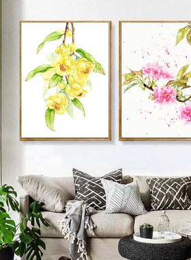 diy数字油画填充油彩画手工画画涂色雏菊月季梅花玫瑰桃花装饰画