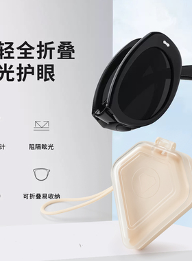 TR复古猫眼偏光超轻防晒女墨镜