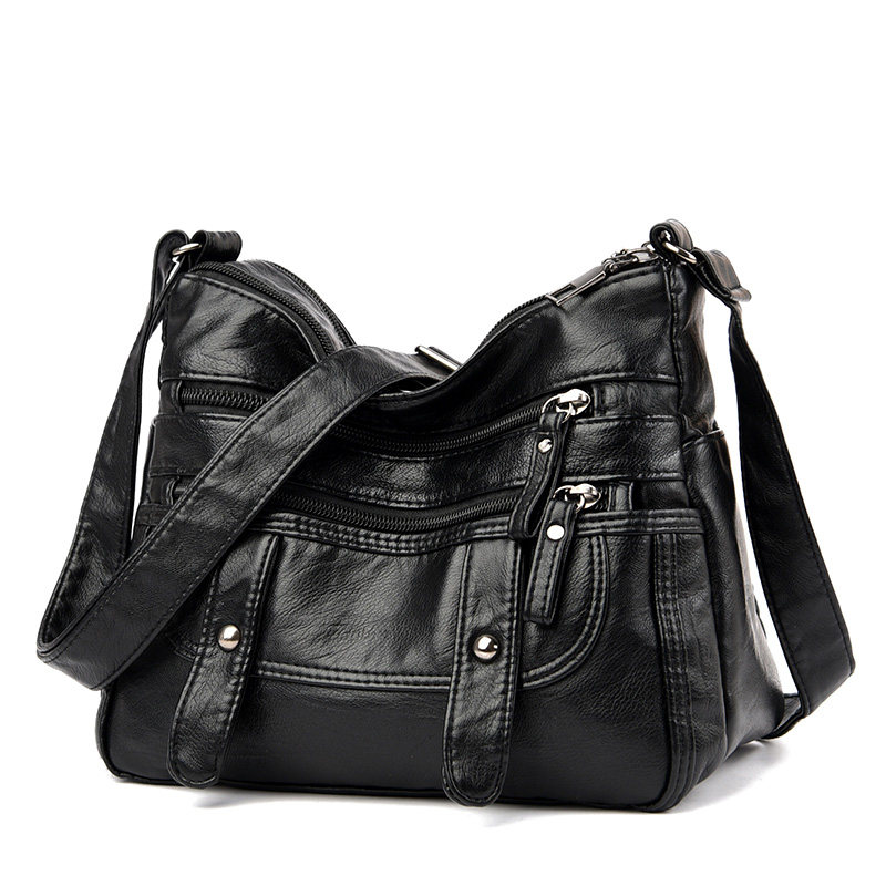 中老年女包包妈妈包2026新款时尚百搭单肩斜挎包女士多层软皮包,淘宝优惠券,粉丝福利购,淘宝优惠卷