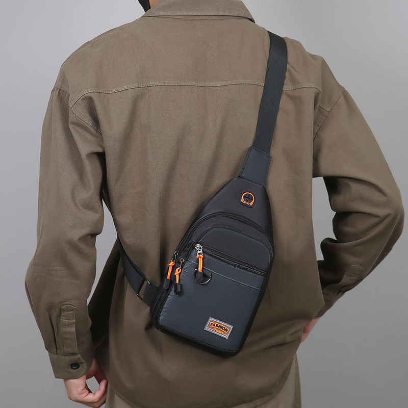 胸包男士防水耐磨新款单肩包斜挎包休闲运动大容量胸前背包斜跨包,淘宝优惠券,粉丝福利购,淘宝优惠卷