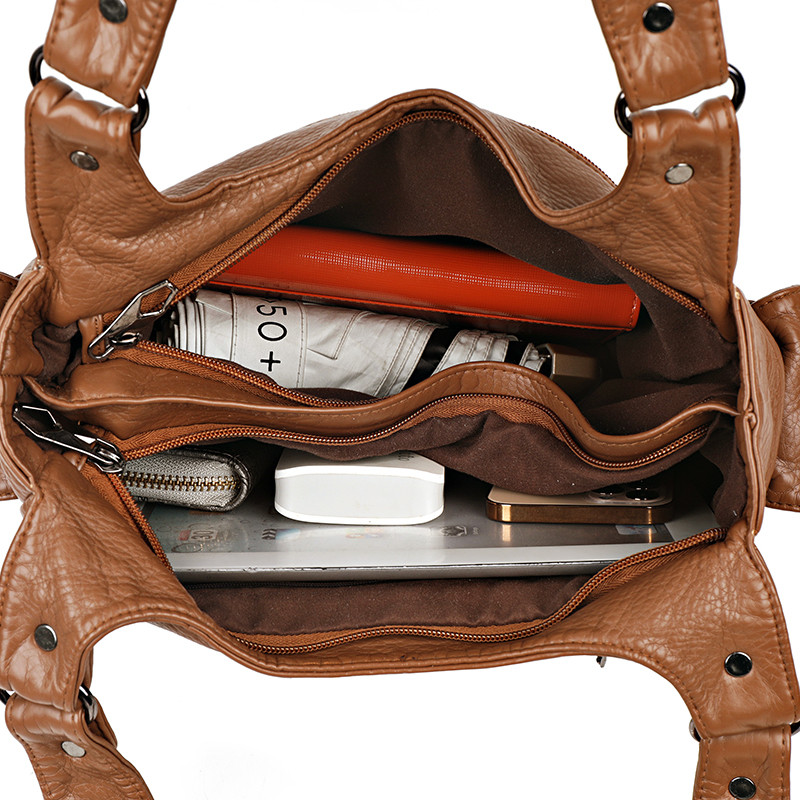 2026新款复古软皮百搭托特包简约单肩手提包多隔层休闲女士妈妈包,淘宝优惠券,粉丝福利购,淘宝优惠卷