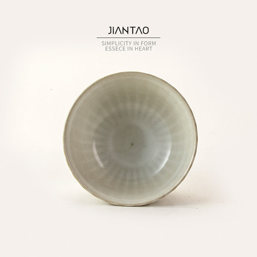 景德镇手工大碗汤碗面碗简约8英寸单个家用餐具陶瓷碗大号饭碗汤 - 图0