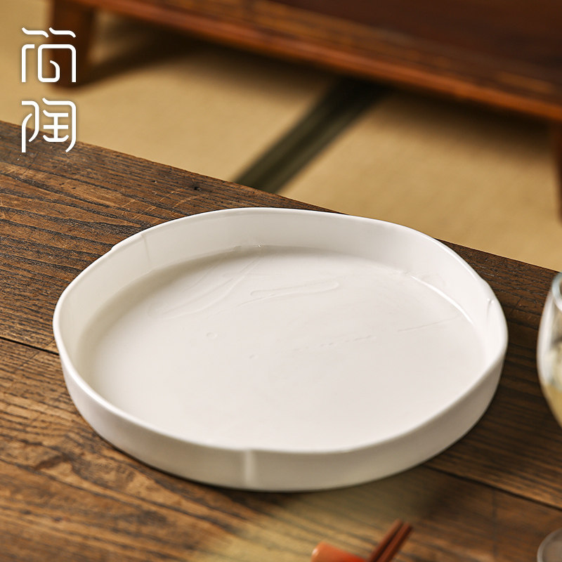 简陶景德镇手工碗碟套装家用陶瓷高颜值吃饭碗盘碗筷简约餐具套装,淘宝优惠券,粉丝福利购,淘宝优惠卷