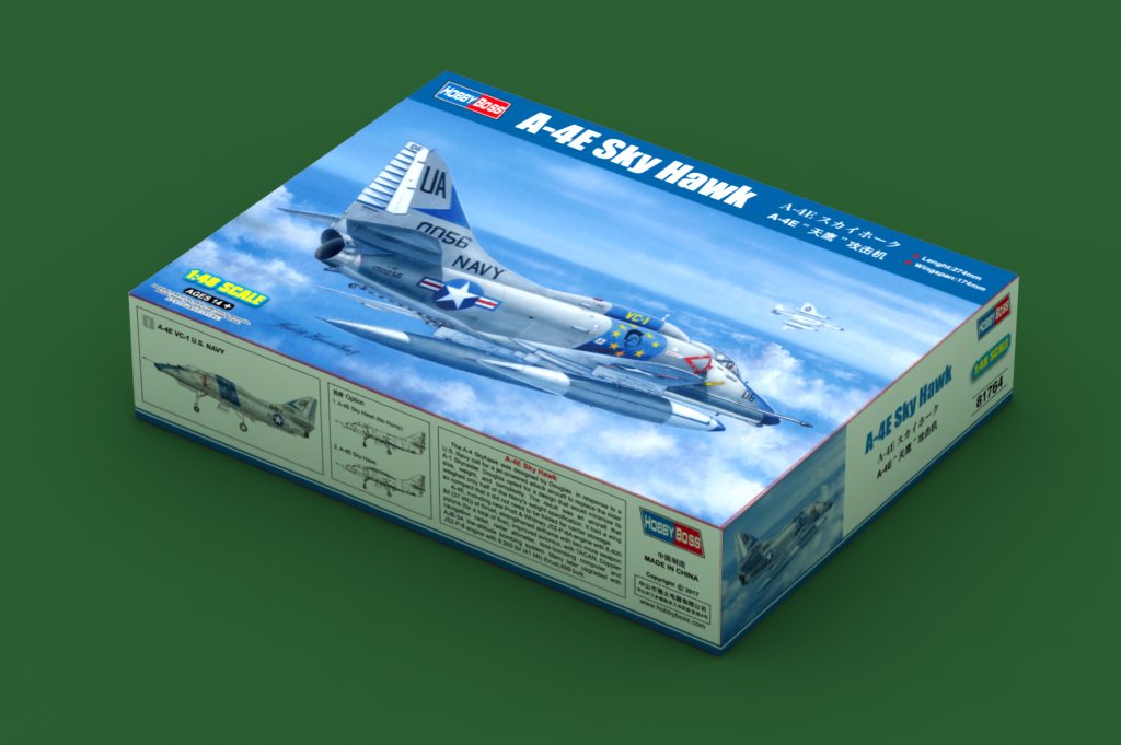 小号手 81764胶粘拼装模型 1/48A-4E“天鹰”攻击机-图0