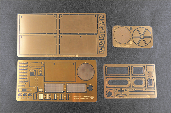 小号手 00929胶粘拼装模型 1/16“黑豹”G型坦克后期型全内构-图2