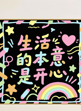 diy数字油画儿童卡通动漫填色手工画填充涂色治愈装饰画夜市批发