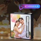 Портсигар, ветрозащитная портативная зажигалка подходит для мужчин и женщин, делается под заказ