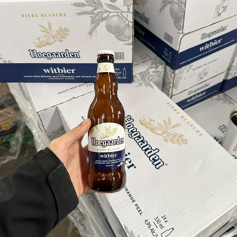 【特价精酿啤酒】进口福佳白啤酒精酿啤酒小麦24瓶装整箱
