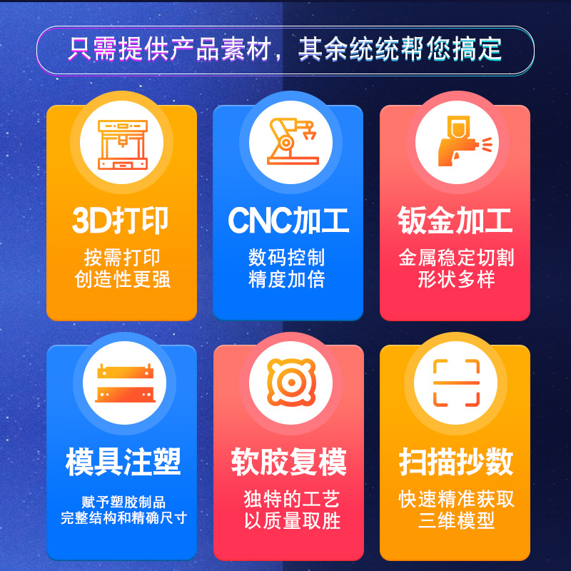 3d打印服务模型定制工业级高精度手板制作建模加工树脂金属尼龙 - 图1