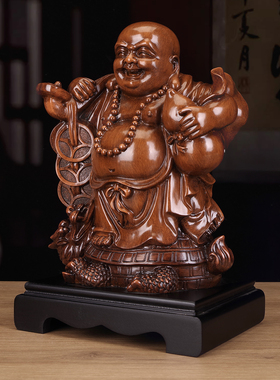 招财弥勒佛摆件家里供奉客厅佛系