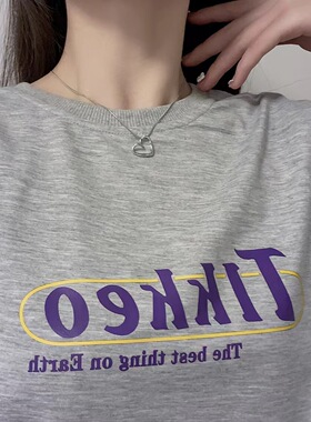 小众爱心镂空项链女ins吊坠锁骨链简约设计感日韩百搭2023年新款