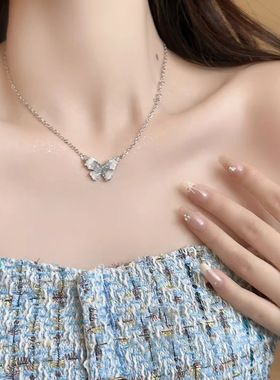 项链女款新款高颜值学生党配饰高级感轻奢小众饰品闺蜜锁骨链