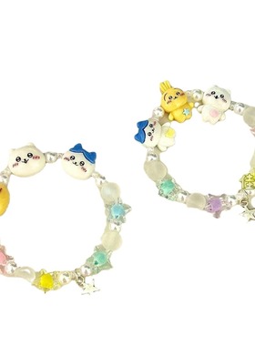 爆款chiikawa手串小众设计感吉伊小八乌萨奇手链新款手饰品